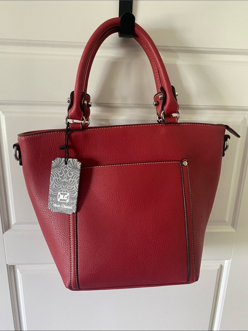 Red Tote Handbag